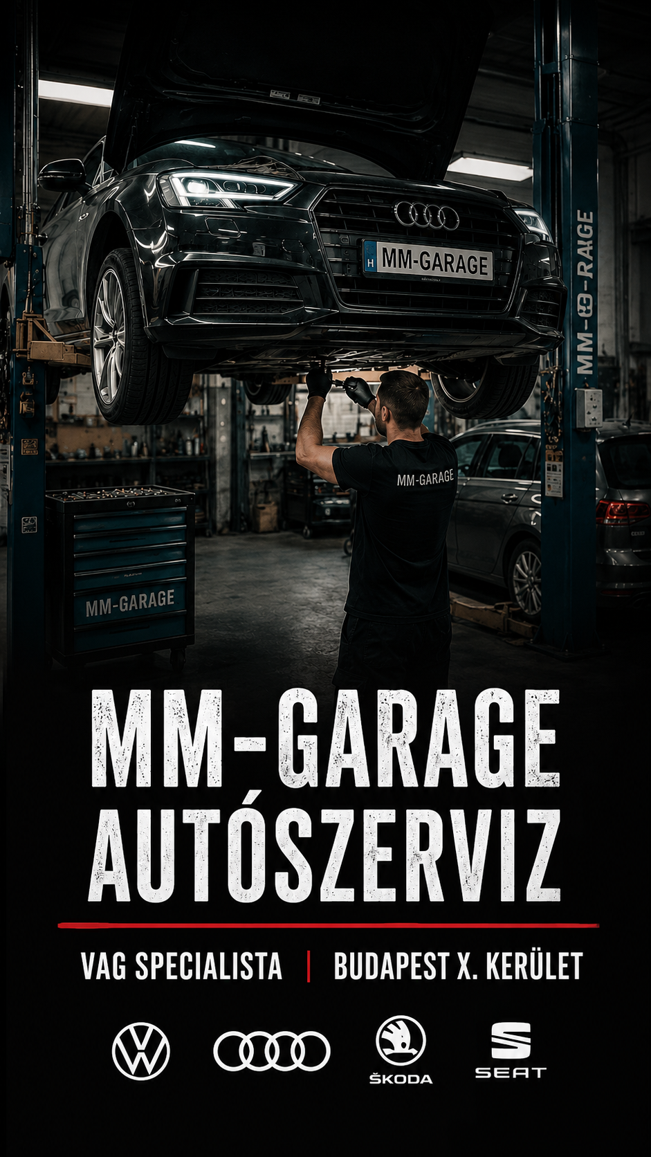 VAG specialista autószerviz Budapest 10. kerület Volkswagen Audi Skoda Seat javításhoz