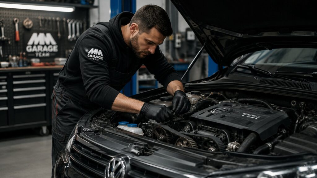 Vezérlés csere Budapest 10. kerület MM-Garage Team Autószerviz Volkswagen Audi Skoda Seat modellekhez